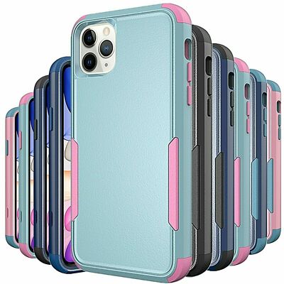 Shockproof Case For iPhone 12 13 Pro Max Xs 8 7 Plus 11 Heavy Duty Rubber Cover