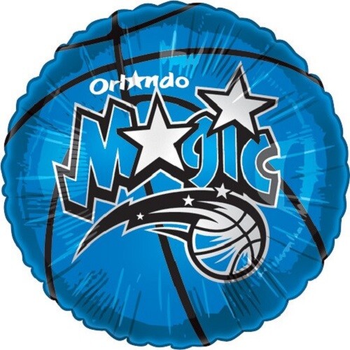 NBA ORLANDO MAGIC BASKETBALL - 18"" FOIL BALLOON!