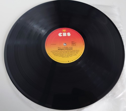 Barbra Streisand -Till I Loved You, 1988 Rare First Pressing Vinyl LP, NM/NM - Foto 3 di 7