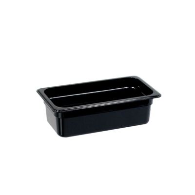 GN Behälter 1/3 100-150 mm Gastronormbehälter schwarz Polycarbonat PC Gastro