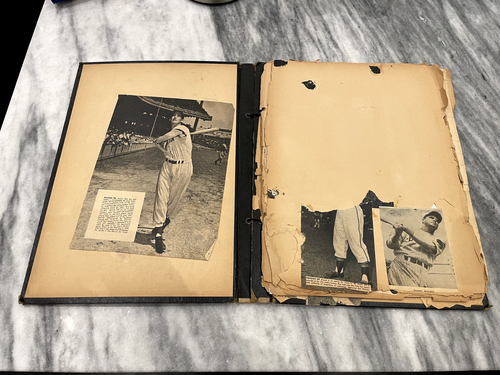 1950's Baseball Scrapbook Babe Ruth Mickey Mantle - Picture 3 of 12