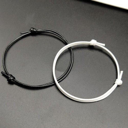 Men Rope Chain Anklet Women Adjustable Bracelet Couple Handmade Anklets 2Pcs/Lot - Picture 16 of 19