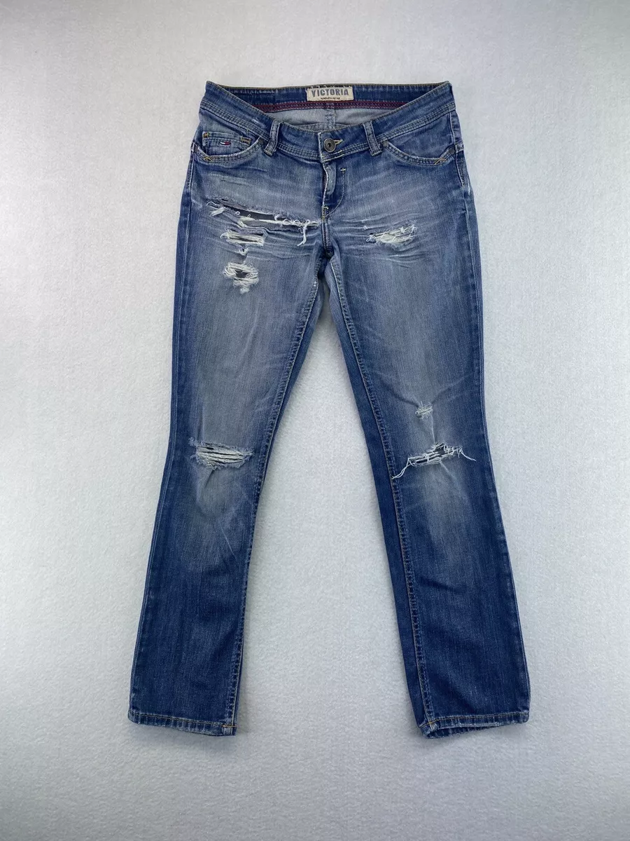 Tommy hilfiger deals ripped jeans