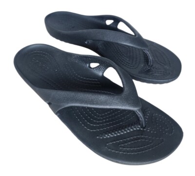 Crocs Womens Slip On Kadee Thong Slide Sandal Size 6 Flip Flop.