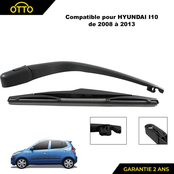 Partsline Heck Wischerarm FüR Hyundai I10 2008-2013 988100X000 Schwarz-image