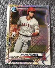2021 Bowman Chrome Jordyn Adams MOJO MEGA BOX REFRACTOR #BCP-30 Angels A21