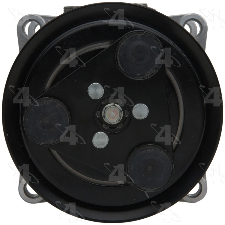 Compresor de aire acondicionado para Freightliner FL50 2004 4 estaciones 481LH93 Foto 3 de 4