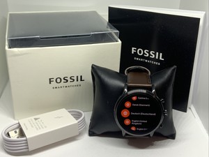 Fossil GEN 5 FTW4026 para Hombre de Cuero Genuino Reloj inteligente de  marcado Digital en caja GF11 | eBay