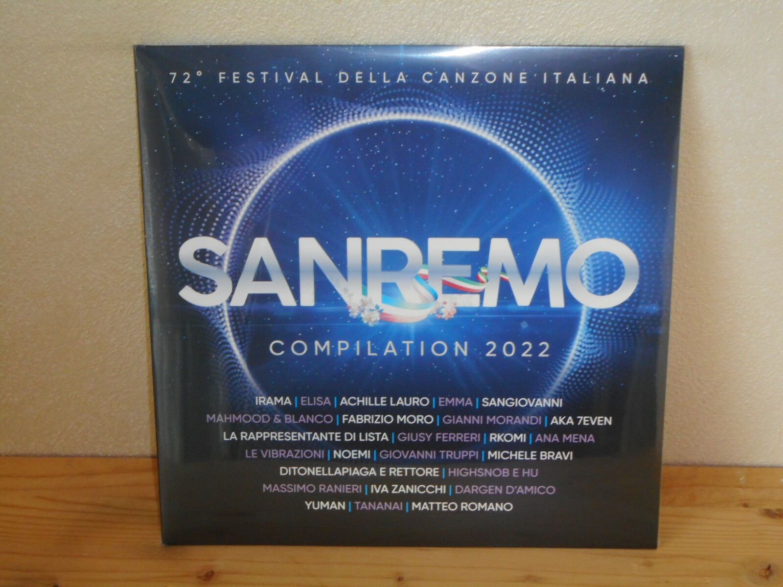 2LP SANREMO 2022 (Warner 2022)clear vinyl Mahmood Blanco Elisa Morandi SIGILLATO
