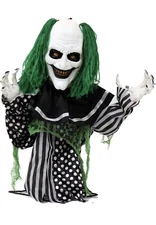 Animated Talking Groundbreaker Clown Prop Touch Activated Lights/sounds 23.6in