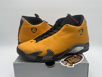 Air Jordan XIV 14 Retro Yellow Ferrari Size 8 Authentic Used Vtg Vintage OG  2019 | eBay