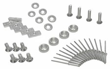 Audi TT 8N 3.2 V6 4MOTION Polished Engine Cover Hardware mounting Kit - AL0066
