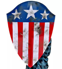 Captain America First Avenger Damaged Steel Shield | Steve Rogers Unique Item