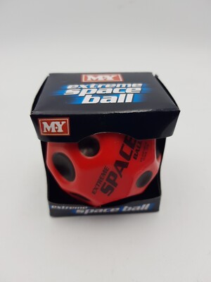 MY Extreme Space Ball Mond Hüpfball High Bounce Rot
