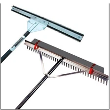 Aquatic Weed Eradicator Seaweed Cutter + 36" Wide Lake & Beach Rake Combo Pack