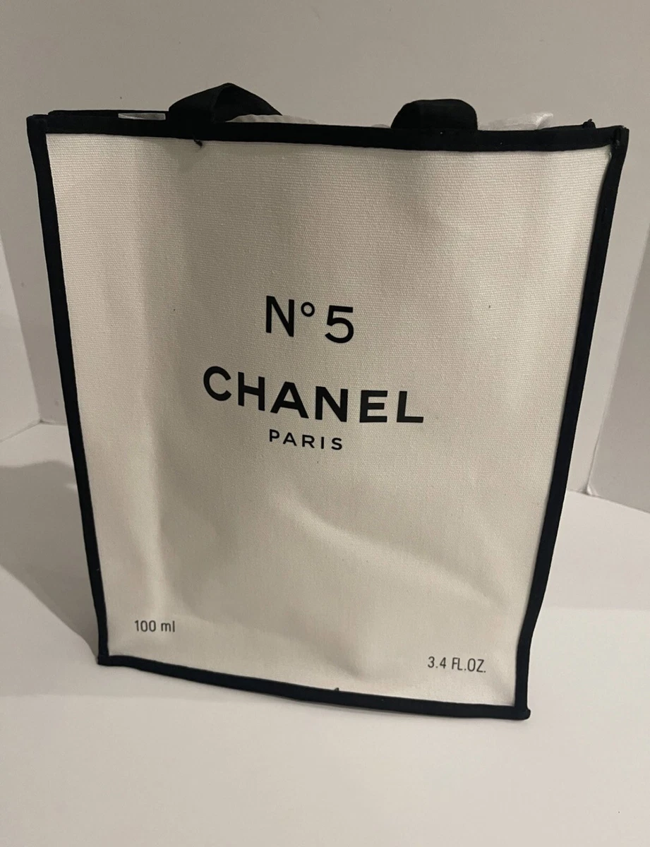 Chanel No 5 Tote Bag Paris 3.4 oz / Tote Gift Shopping Bag