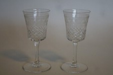 Pair of Antique to Mid Century PALL MALL Liqueur Glasses - Capacity 35ml