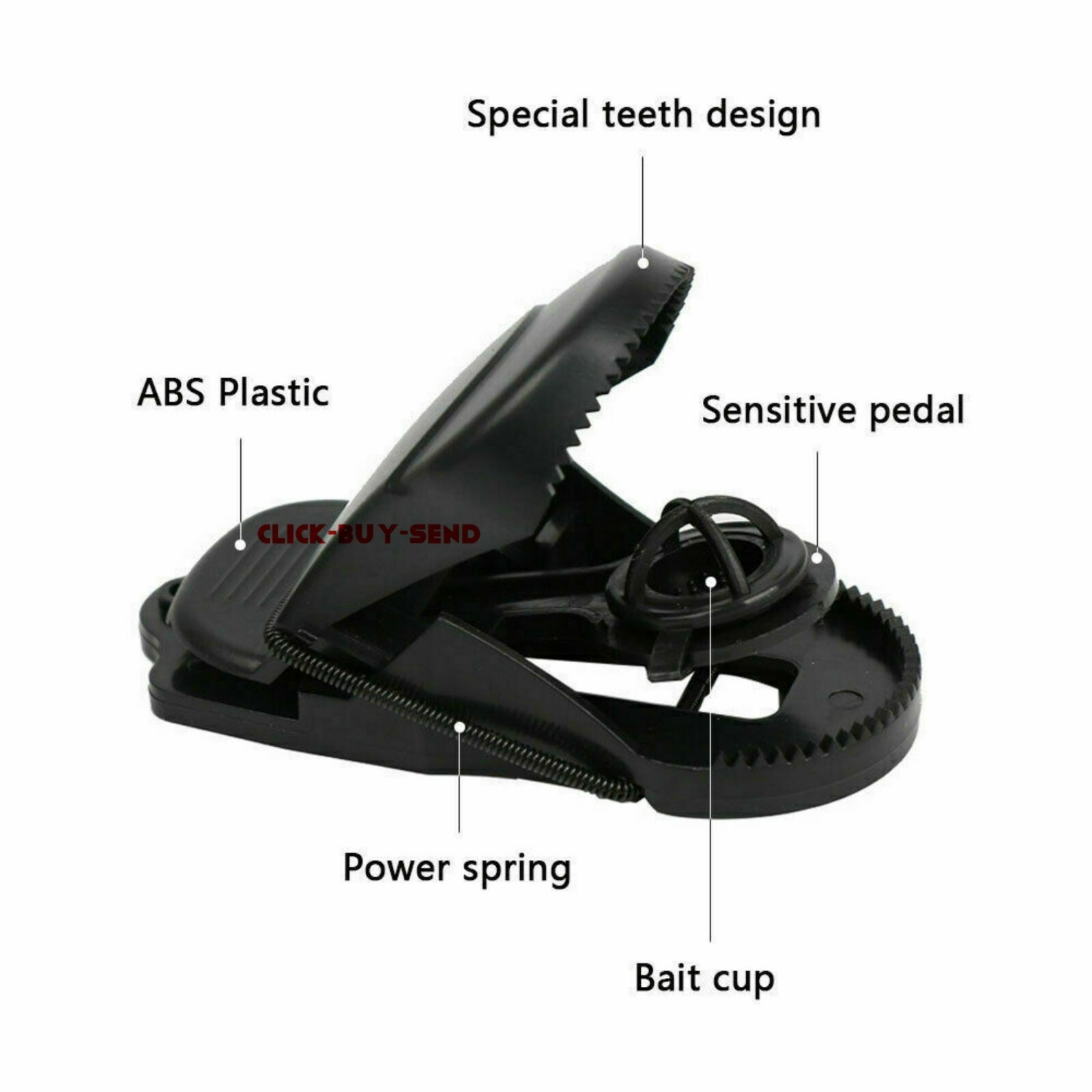 3 x MOUSE TRAPS MOUSE TRAP MOUSETRAPS MOUSETRAP DURABLE PLASTIC ...
