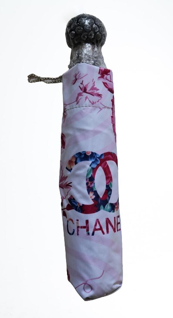 CHANEL Folding Umbrella for Sunny and Rainy Days UV