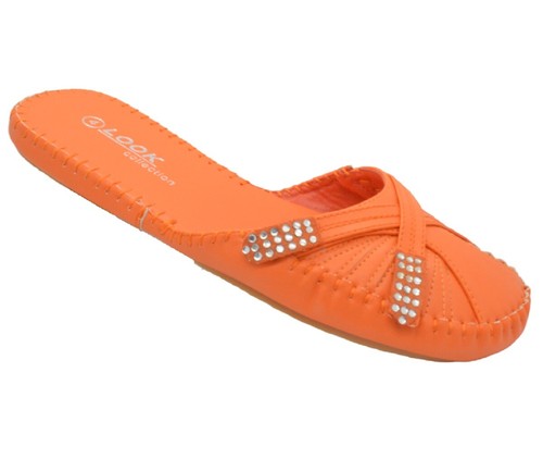 WOMENS SLIDERS FLAT SLIP ON CASUAL BEACH MULES SUMMER SANDALS SLIPPERS SIZE - Picture 116 of 117