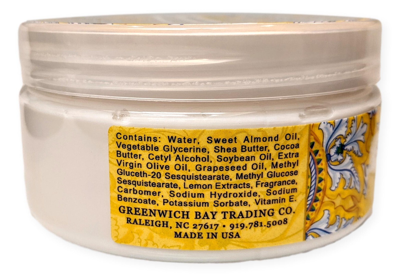 Greenwich Bay 8 oz Destination Body Butter - SICILY - Fresh Lemon & Olive Oil