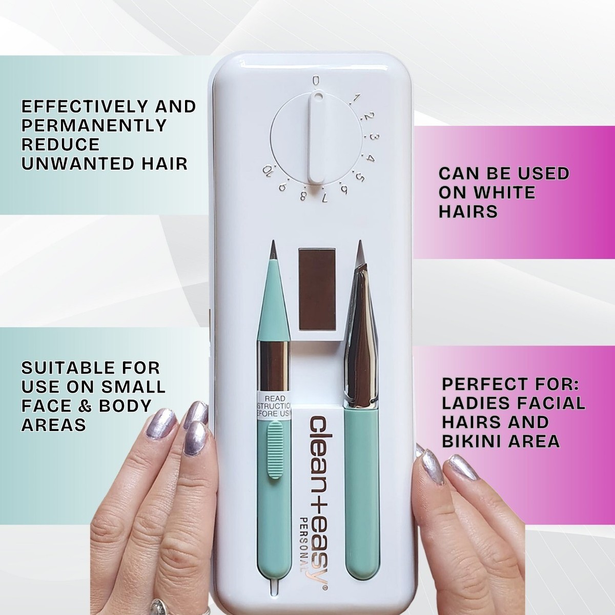 家庭用 針脱毛器 ONE TOUCH  ELECTROLYSIS ONE TOUCH / Clean & Easy Home Electrolysis Kit Machine Hair