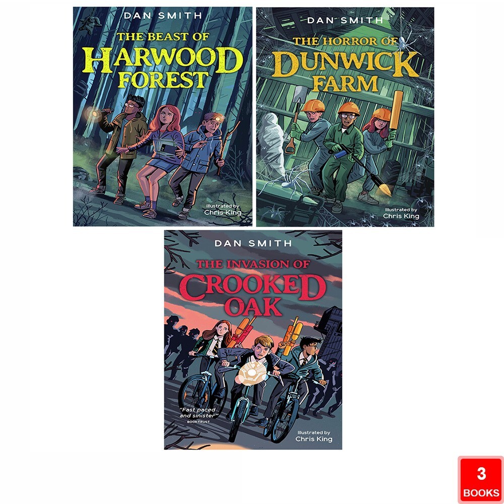 Crooked Oak Mysteries Series 3 Books Collection Set by Dan Smith Horror Dunwick