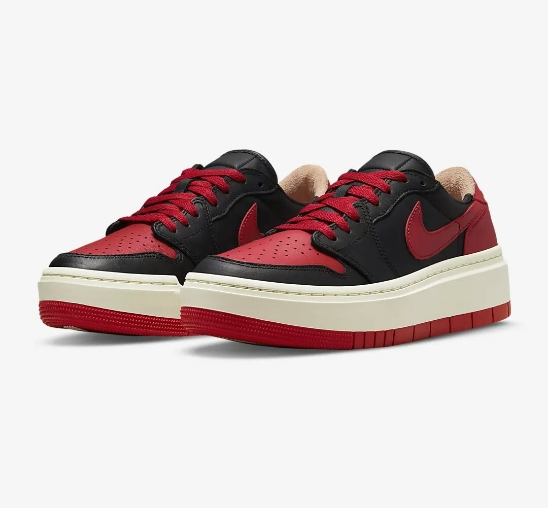WMNS Air Jordan 1 LV8D Elevated 'Bred' LOW DQ1823-006 Black/Red Sz US  W11.5/M10 | eBay