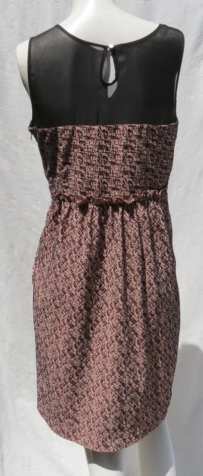 Vestido de Fiesta MOULINETTE SOEURS Anthropologie US M 10 Rosa Terciopelo Albertino Foto 4 de 4