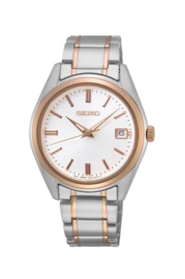 SEIKO - Classic Stainless Steel Rose Gold Women's Quartz Watch