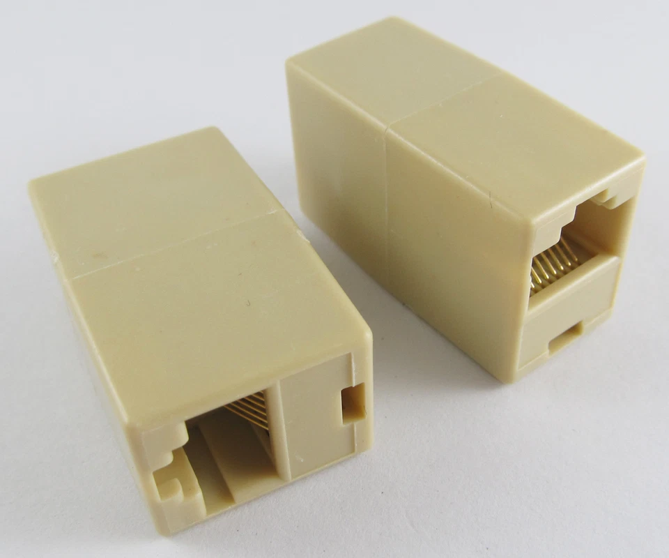 50pcs RJ45 Modular 8P8C Coupler Ethernet Network Extension Female FF Adapter - Image 4 of 4