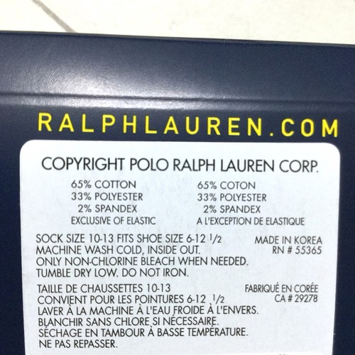 Calcetines Polo Ralph Lauren Argyle para hombre 3 pares Crew - Imagen 104 de 244