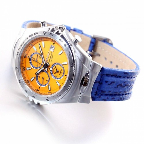 SEIKO watch SNAF83PC Giugiaro Limited Mackina Sportiva Siena Orange Blue  Band | eBay