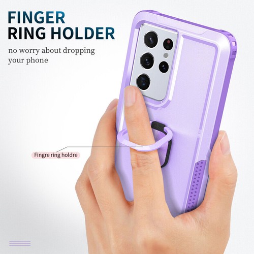 Hybrid Ring Stand Case Heavy Duty For Samsung Galaxy 23 S22 Ultra S21 S10 Plus - Picture 57 of 59