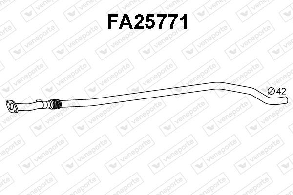 Tuyau d'échappement Fiat Grande Punto 1.4 Punto Evo Alfa Romeo Mito 1.4L