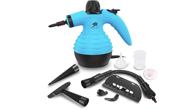 Handheld Steam Cleaner, Multipurpose Portable Upholstery Steamer with Sa
