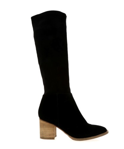 Blondo 250222 Womens Nada Suede Knee High Boots Black Size 8 Medium - Picture 5 of 5