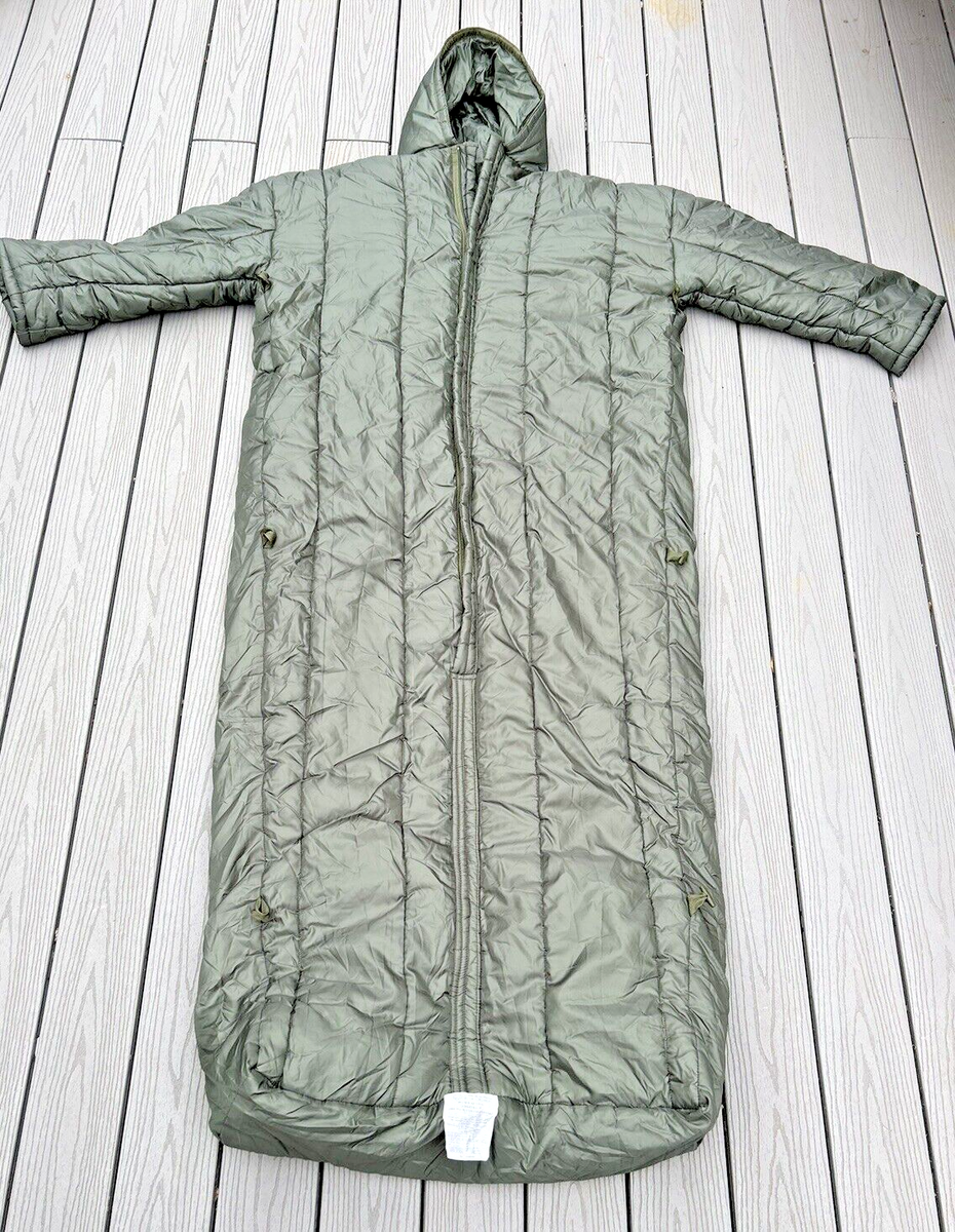 HQ ISSUE Sportsman Sleeping Bag w/Arms Pouch Olive Green Hoodie