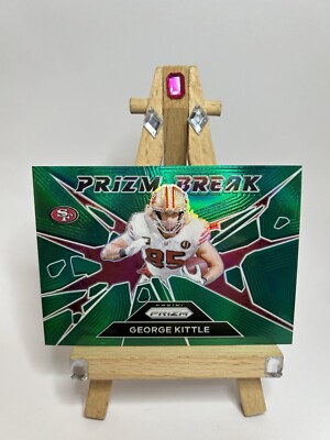 GEORGE KITTLE 2024 Panini Prizm Prizm Break GREEN PRIZM #2 San
