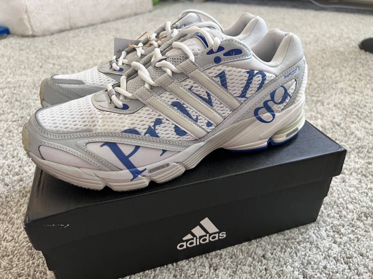 prayer1plus バスケットシューズ Praying x Adidas Supernova Shoes White Blue Silver Size 11 M | eBay
