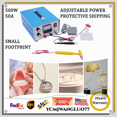 Jewelry Welding Machine Portable Jewelry Tool For Gold Silver Platinum 500W 50A