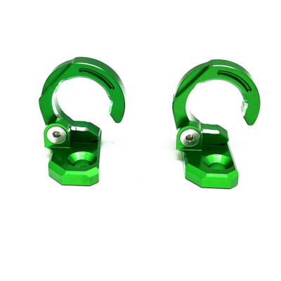 CNC Aluminum Rear Brake Hose Guide Clamp – Fits Kawasaki KLX250R, KLX250/S, KLX250SF, KLX230R (2-Pack)