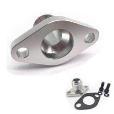 1x AN12 Turbo Oil Return Drain Flange Adapter Kit For Garrett GT28 GT30 GT35 T25
