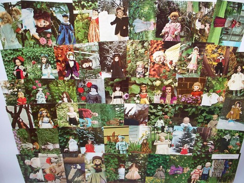 ANTIQUE DOLL Book + 56 POSTCARDS Helen Ackert SIGNED X 3 1976 Complete Set FE - Foto 12 di 12