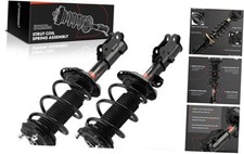 Front Complete Strut and Coil Spring Assembly Compatible with Kia Forte 2019