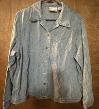 Alfred Dunmer Ladies Denim Shirt Size 16p