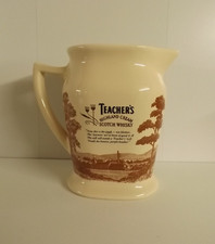 Teachers Highland Cream Whisky jug by Seton Pottery - great condition