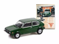 GREENLIGHT 1:64 Volkswagen Rabbit 1977 Green Vintage Ad Cars