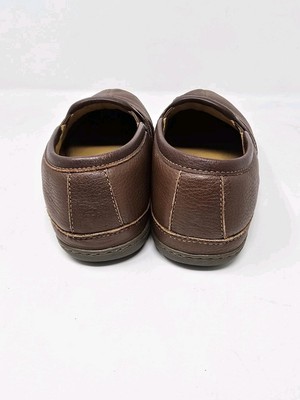 LL Bean Mens 12 Elkhide Leather Slippers Slip on Loafer  display picture 3