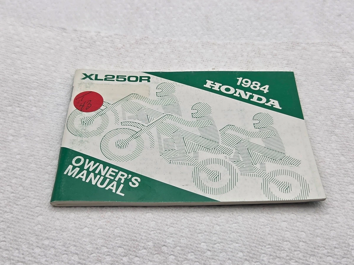 XL250R Motorcycle Repair Manuals & Literature for sale | eBay